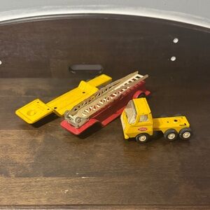 Vintage Red and Yellow TONKA Fire Truck